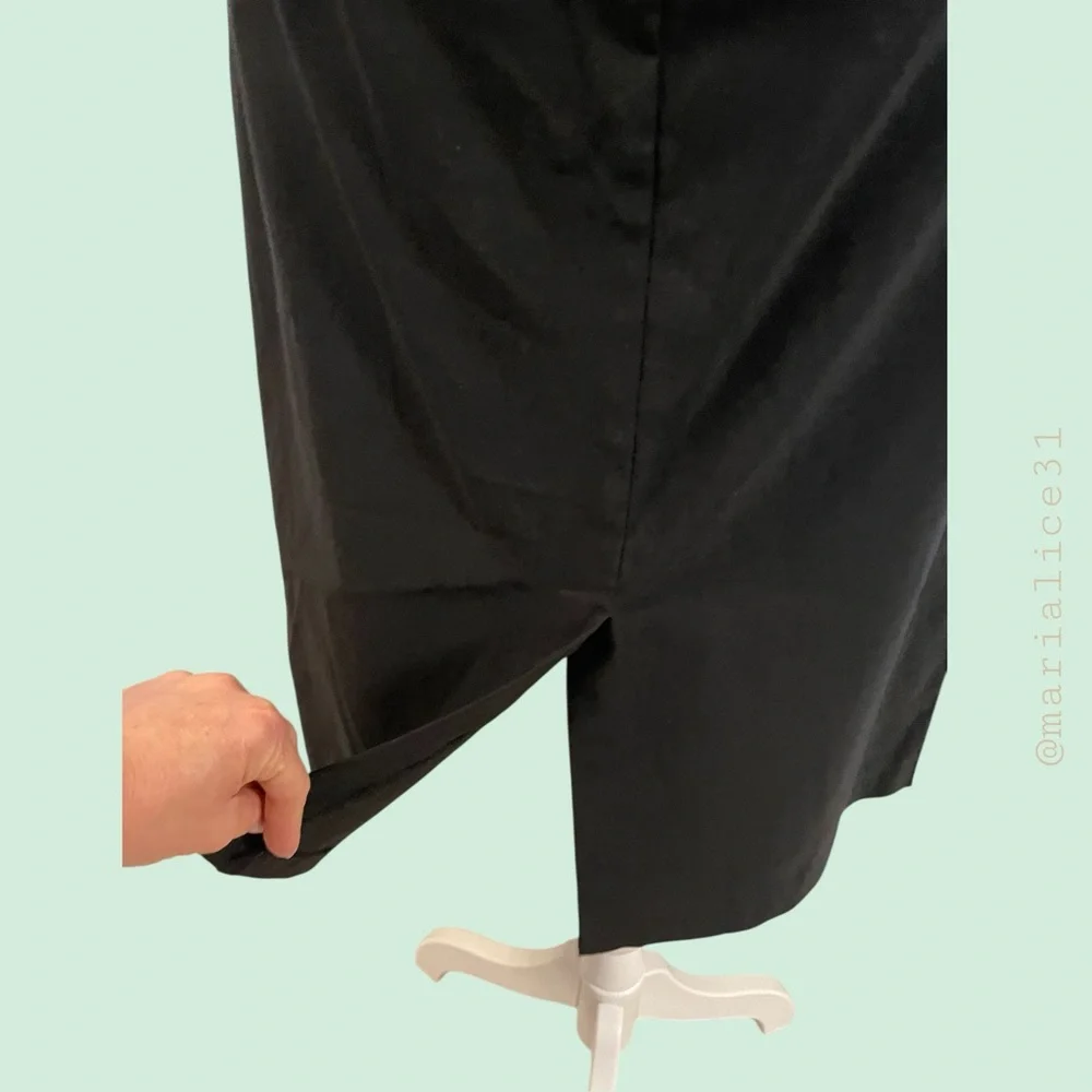 Express Stretch Strapless Dress. Black. Size 10. EUC. Measurements in pictures. - Picture 7 of 13